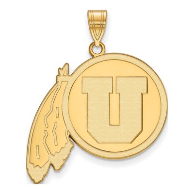 University of Utah 10K Yellow Gold Extra Large Pendant