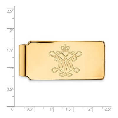 10K Gold William & Mary Money Clip – view 2