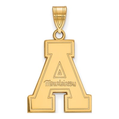 Appalachian State University 10K Yellow Gold Large Pendant