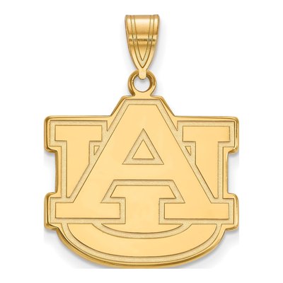 Auburn University 10K Yellow Gold Large A-U Pendant