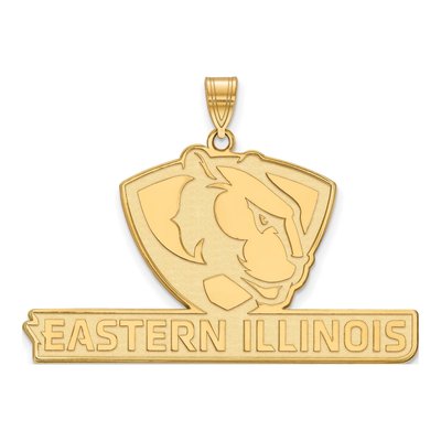 Eastern Illinois University 10K Yellow Gold Extra Large Pendant