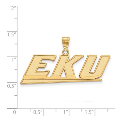 Eastern Kentucky University 10K Yellow Gold EKU Large Pendant – view 2