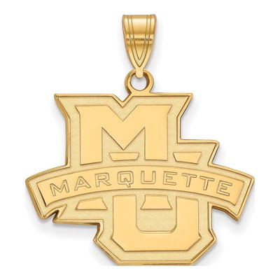 Marquette University 10K Yellow Gold Large Pendant
