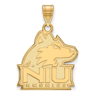 Northern Illinois University 10K Yellow Gold NIU Huskies Large Pendant