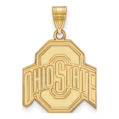 Ohio State University 10K Yellow Gold Large Pendant