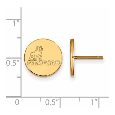 Samford University 10K Yellow Gold Stud Earrings – view 2