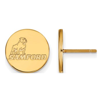 Samford University 10K Yellow Gold Stud Earrings