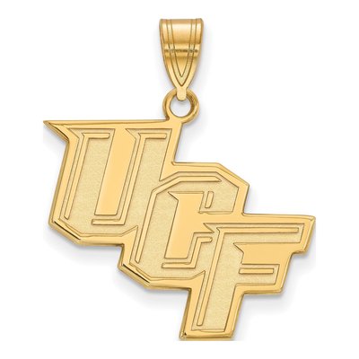 University of Central Florida 10K Yellow Gold UCF Knights Large Pendant