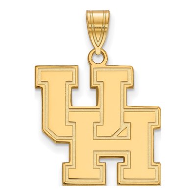 University of Houston 10K Yellow Gold Large Pendant