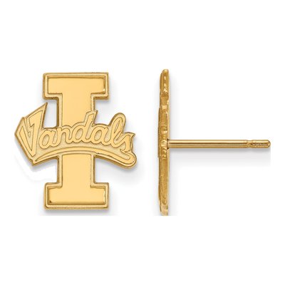 University of Idaho 10K Yellow Gold Vandals Stud Earrings