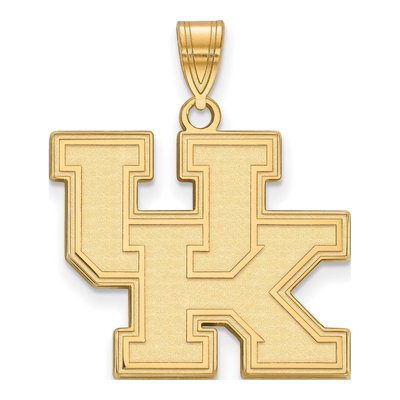 University of Kentucky 10K Yellow Gold Large U-K Pendant