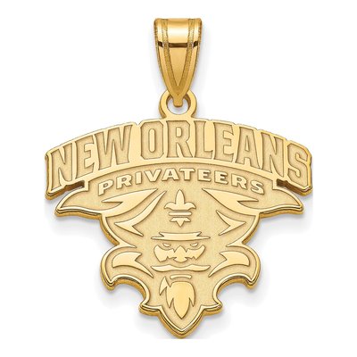 University of New Orleans 10K Yellow Gold Extra Large Pendant