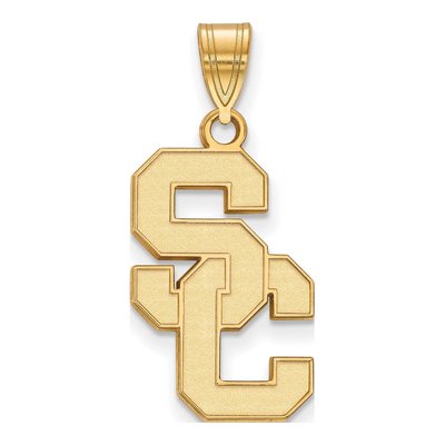 University of Southern California 10K Yellow Gold USC Trojans Large Pendant