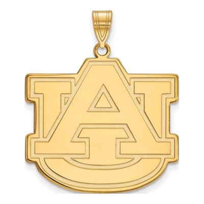 Auburn University 10K Yellow Gold Extra Large XL Pendant