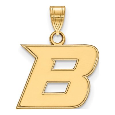 Boise State University 10K Yellow Gold Small Letter B Pendant