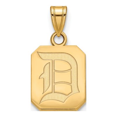Duquesne University 10K Yellow Gold Small Letter D Pendant