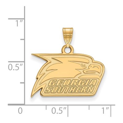 Georgia Southern University 10K Yellow Gold Small Eagle Pendant – view 2