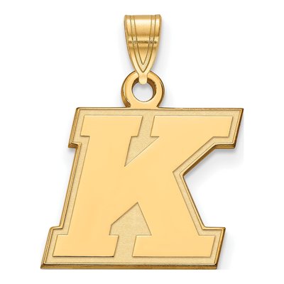 Kent State University 10K Yellow Gold Small Letter K Pendant
