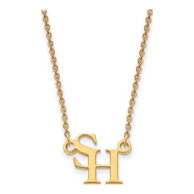 Sam Houston State University 10K Yellow Gold Small Sam Pendant Necklace