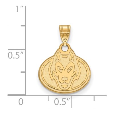 St. Cloud State University 10K Yellow Gold Small Huskies Pendant – view 2