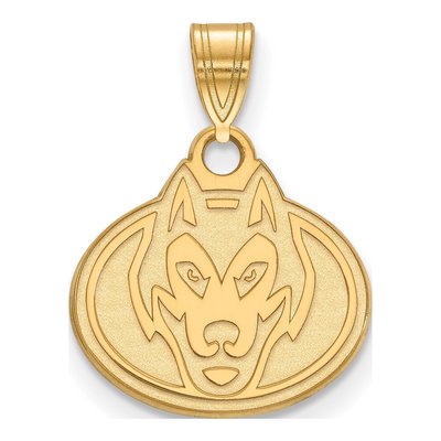 St. Cloud State University 10K Yellow Gold Small Huskies Pendant