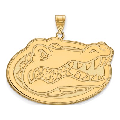 University of Florida 10K Yellow Gold Gator Extra Large Pendant