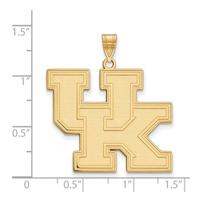 University of Kentucky 10K Yellow Gold Extra Large Pendant – view 2