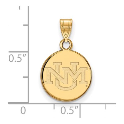 University of New Mexico 10K Yellow Gold Small Pendant – view 2
