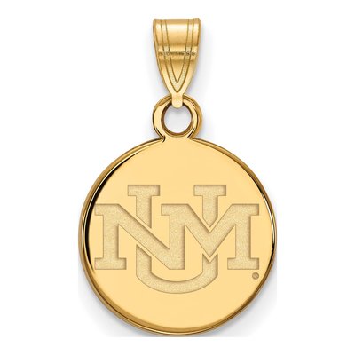 University of New Mexico 10K Yellow Gold Small Pendant