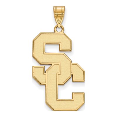 University of Southern California 10K Yellow Gold USC Trojans Extra Large S-C Pendant