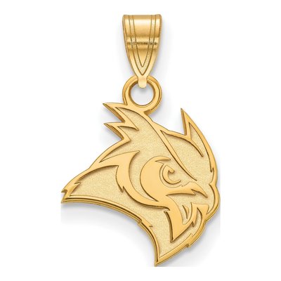 Rice University 10K Yellow Gold Owl Small Pendant