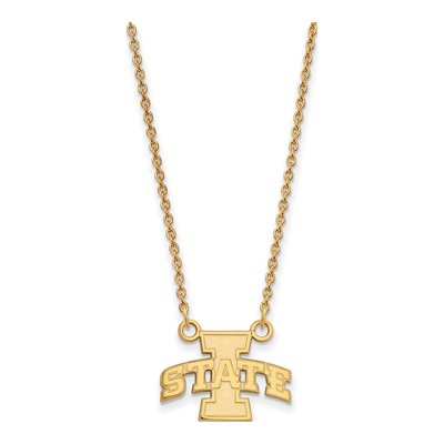 Iowa State University 10K Yellow Gold Small Necklace