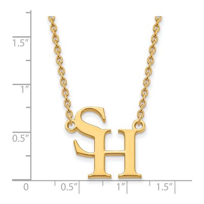 Sam Houston State University 10K Yellow Gold Large Sam Pendant Necklace – view 2