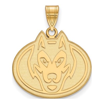 St. Cloud State University 10K Yellow Gold Large Huskies Pendant