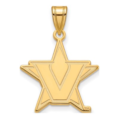 Vanderbilt University 10K Yellow Gold Large Pendant