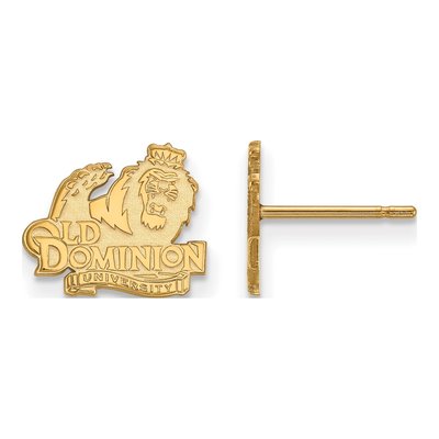 Old Dominion University 10K Yellow Gold Stud Earrings