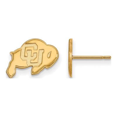 University of Colorado 10K Yellow Gold Of Buffalo Earrings