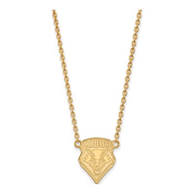 University of New Mexico 10K Yellow Gold Large Pendant Necklace