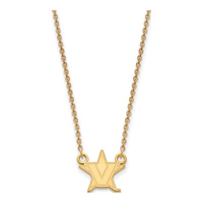 Vanderbilt University 10K Yellow Gold Small Necklace – view 2
