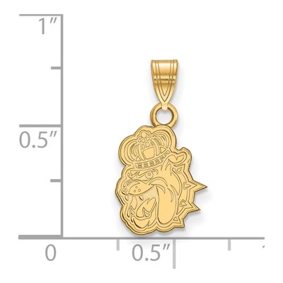 James Madison University 10K Yellow Gold Duke Dog Small Pendant – view 2