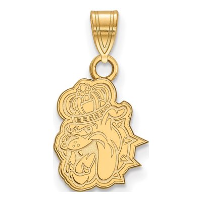 James Madison University 10K Yellow Gold Duke Dog Small Pendant