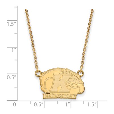 Kent State University 10K Yellow Gold Small Necklace – view 2