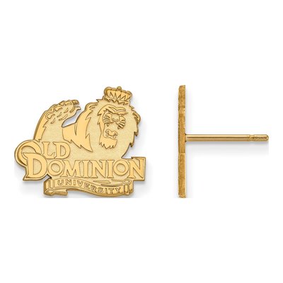 Old Dominion University 10K Yellow Gold Stud Earrings