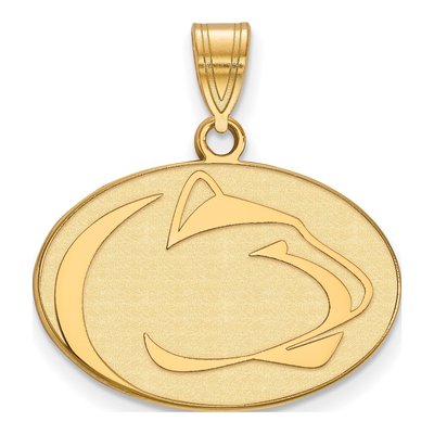 Pennsylvania State University 10K Yellow Gold Penn Lion Medium Pendant