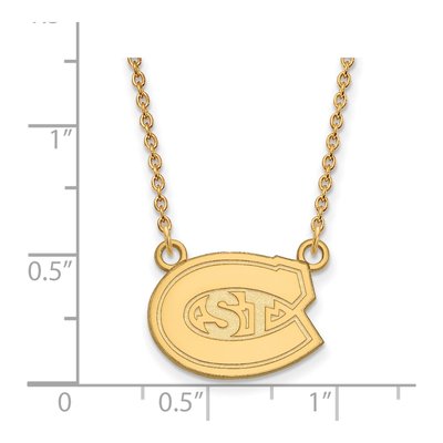 St. Cloud State University 10K Yellow Gold Small Pendant Necklace – view 2