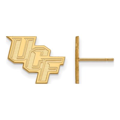 University of Central Florida 10K Yellow Gold UCF Knights Stud Earrings