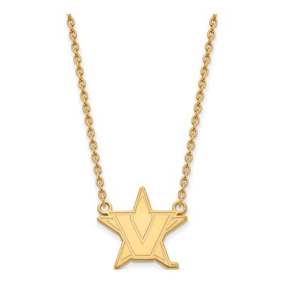 Vanderbilt University 10K Yellow Gold Large Pendant Necklace – view 2