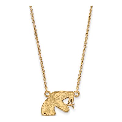 Florida A&M University 10K Yellow Gold FAMU Rattlers Small Pendant Necklace