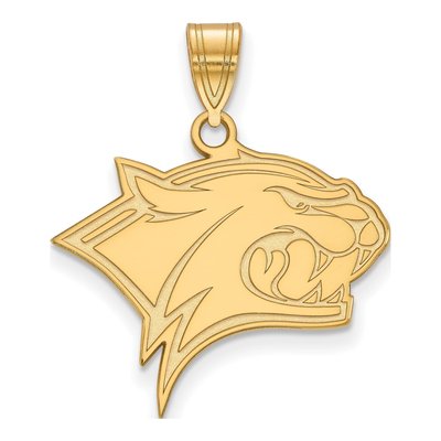 University of New Hampshire 10K Yellow Gold UNH Wildcats Large Pendant