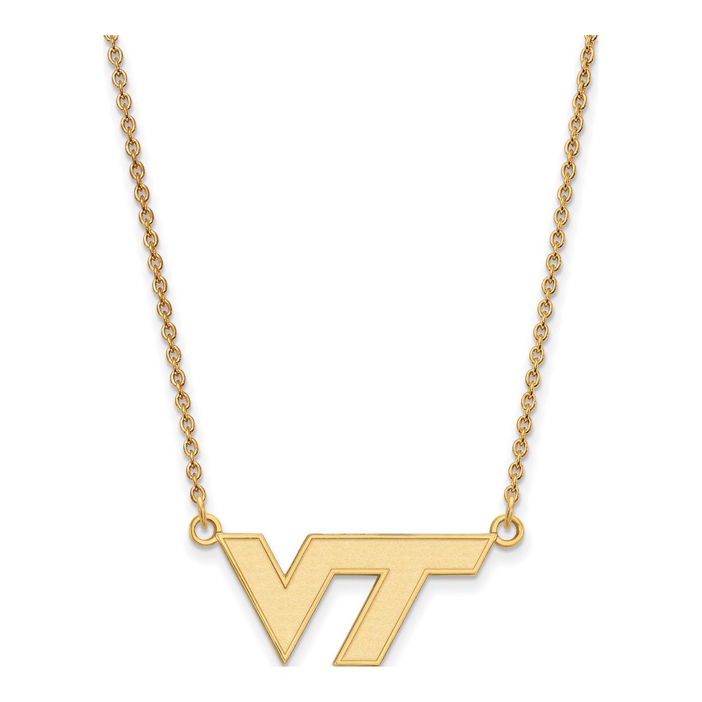 Virginia Tech V-T Pendant Necklace